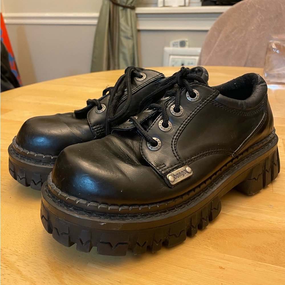 🦇VTG 90s Y2K Bongo Chunky Oxford Platform Sneaker 8.5🦇